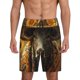 thumbnail image 1 of Fotbe Sunflower Cowboy Hat Cow Pantalones Cortos de Pijama para Hombre, Ropa de Dormir, Pantalones de Pijama Cortos para Hombre-4X-Large, 1 of 6