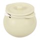 thumbnail image 3 of Lard Keeper with Spoon 1Set Light Yellow Ceramic Jars with Lids for Storage, Elegant Table Decor, 3 of 5