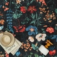 thumbnail image 6 of BERTHMEER 2'x3' Small Area Rugs for Bathroom Bedroom Entryway Kitchen Dorm Entrance Non Slip Washable Black Floral Vintage Oriental Rugs, 6 of 7