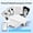 White, variant on Compact Wireless Thermal Printer A10A, Works with Smartphones And Laptops, Ideal for Business, Home, Travel, And Office Use, Featuring Ink-Free Printing