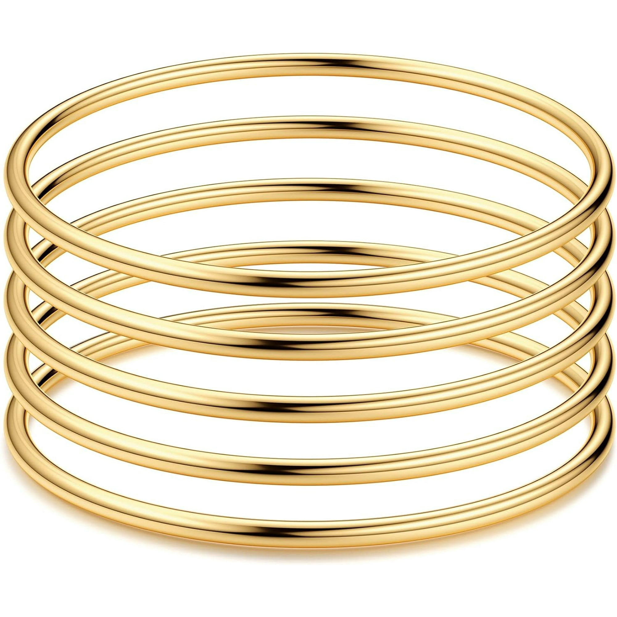 Gold oval bangle bracelet deals