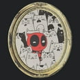 thumbnail image 2 of Womens Marvel Deadpool Cats Animated Frame Racerback Tank, 2 of 4