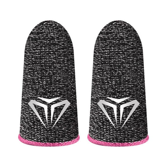 GENEMA 1Pair Gaming Finger Sleeve Breathable Fingertips For PUBG Mobile Games Touch Screen Finger Cots Cover