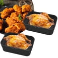 thumbnail image 2 of 2 Pcs Pot en Silicone pour Friteuse à Air Chaud avec Poignée Doublure Réutilisable Panier en Silicone pour Friteuse à Air Accessoires pour Friteuse à Air Four Micro-Ondes, 2 of 11