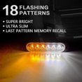 thumbnail image 3 of 4pcs 6led Emergency Warning Light Beacon Hazard Flash Caution Strobe Light Bar Surface Mount For Ca, 3 of 5