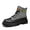 Gray (Men), variant on Colisha Womens Booties Waterproof Combat Boot Breathable Lace Up Ankle Boots Casual Motorcycle Lug Sole Short Bootie Beige (Women) 9.5