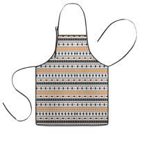 Orange and Black Christmas Pattern Kids Aprons for Girls and Boys,Adjustable Neck Strap Toddler Aprons for Kids Cooking Baking