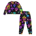 thumbnail image 3 of DISNIMO Mushroom Butterfly Printed Women's Pajama Sets 2 Piece Pj Sets Long Sleeve Lounge Set Fashion Sleepwear Nightweight with Long Pants (Available in Plus Size), M, 3 of 7
