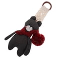 thumbnail image 4 of Lindo llavero con colgante de coche, llavero de peluche suave para mujer, colgante para bolso, mochila, llavero de peluche, 4 of 7