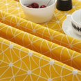 thumbnail image 4 of Northern Europe Style Terylene&Cotton Mixed Round Table Cloth Multicolor Triangle White Line Gray Arrows Printed Table Cloth, 4 of 5
