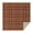 Red Green Checkerboard, variant on Pastel Color Checkered Pattern Square Tablecloth,Waterproof Square Table Cover,Wipeable Spillproof Washable Table Cover for Home Kitchen Party Decor 52"x52"(132x132cm)