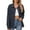 Navy, variant on LYXSSBYX Shackets for Women 2024 Women's Casual Lapel Loose Lantern Sleeve Corduroy Shirt Long Sleeve Hoodless Casual Coat/Jacket
