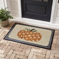 thumbnail image 1 of Tapis d'Entrée Décoratif de Style Ferme pour l'Action de Grâce d'Automne, Tapis de Sol Intérieur à Carreaux, Profil Bas, Tapis d'Entrée, 1 of 4