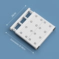 thumbnail image 7 of 2 Pcs School Locker Shelf Organizer - Adjustable Locker Divider Mate Easy to Install for Extending Locker Use Space, 7 of 7