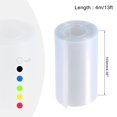 thumbnail image 2 of Unique Bargains Tubes Rétractables à la Chaleur en PVC Transparent 4m Plats 103mm pour Grande Batterie, 2 of 5