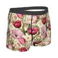 thumbnail image 4 of Uemuo Tulips Flowers Pattern Men's Boxer Briefs,Trunk Anti-Chafing,Comfortable, Durable, and Stylish Underwear-XX-Large, 4 of 9