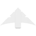 thumbnail image 2 of 36"W x 18"H x 2"D x 6"F, 12/12 Pitch, Alberta Architectural Grade PVC Gable Bracket, 2 of 8