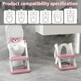 thumbnail image 3 of Babyomi Toddler Potty Training Seat with step stools, Foldable Adjustable Toilet Ladders with Handles & Splash Guard for kid, Pink, 3 of 6