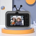 thumbnail image 3 of Cámara para niños, videocámara con pantalla IPS de 2,0 pulgadas, juguete educativo para niños y niñas (negro), 3 of 7