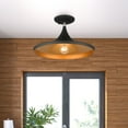 thumbnail image 3 of Livex Lighting - Waldorf - 1 Light Semi-Flush Mount In Industrial Style-8.5, 3 of 13