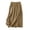 Khaki, variant on Mrat Solid Tie with Skirts Women‘s Casual Loose High Waisted Mid Length Pleated Button Pocket Skirt Summer Spring Skirt S-185 Khaki L