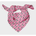 thumbnail image 3 of Bimba Pink Panda Face Kids Printed Pure Silk Scarf Neck Wrap Summer Hair Bandanas For Women 40 x 80 Inches, 3 of 6