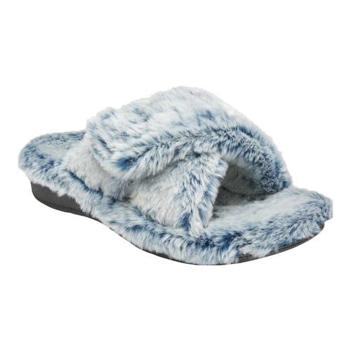 vionic fur slippers