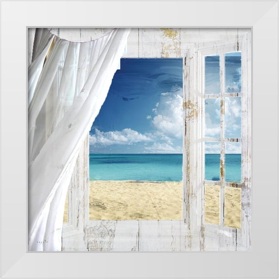 Sophie 6 12x12 White Modern Wood Framed Museum Art Print Titled - Summer View
