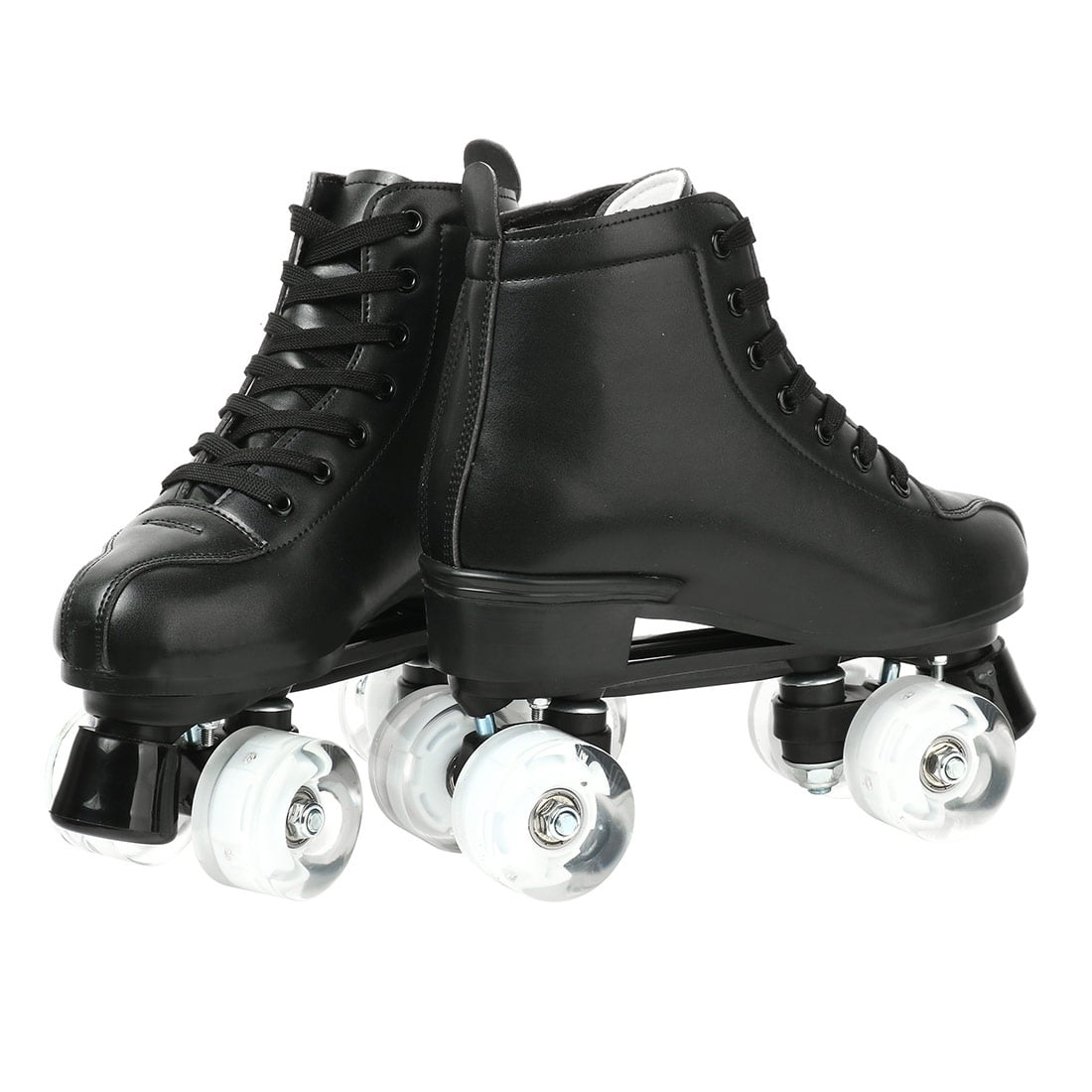 EONROACOO Leather Roller Skates, Light Up Wheels, Size EONROACOO Leather Roller Skates, Light Up Wheels, Size