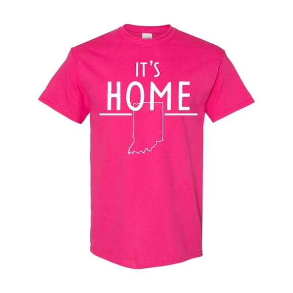 Inktastic It's Home State of Indiana Outline T-Shirt
