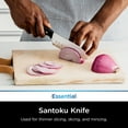thumbnail image 5 of Ninja Foodi NeverDull System Essential Stainless Steel, 2-Piece Chef & Santoku Knife Set, K12002, 5 of 6