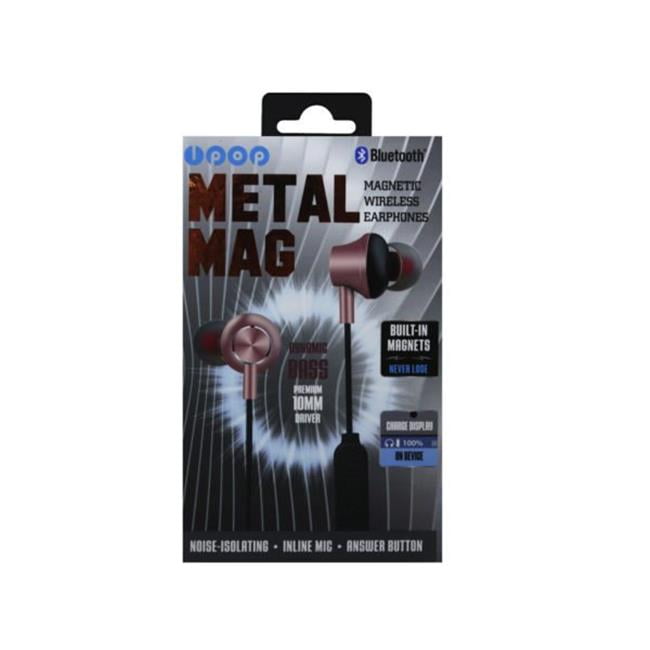 Kole Imports EN5738 Ipop Metal Mag Bluetooth Earphones