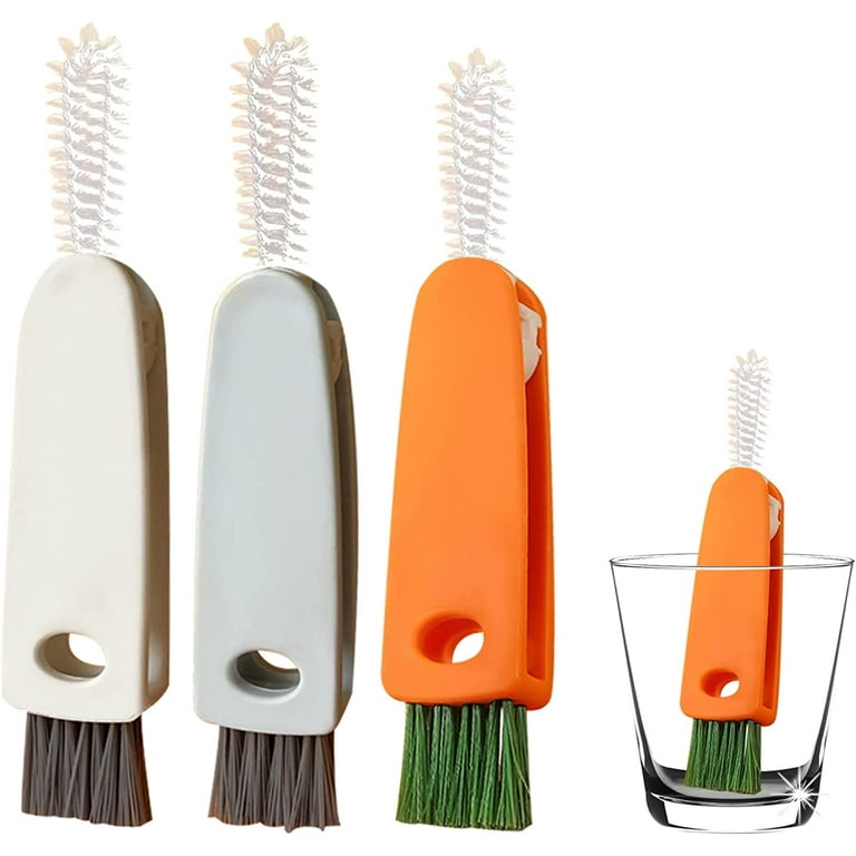 10pcs, Small Cleaning Brush For Narrow Spaces, Slot Brush, Long Handle  Crevice Brush, Detailing Brush, Groove Brush, Multifunctional Small Brush,  For