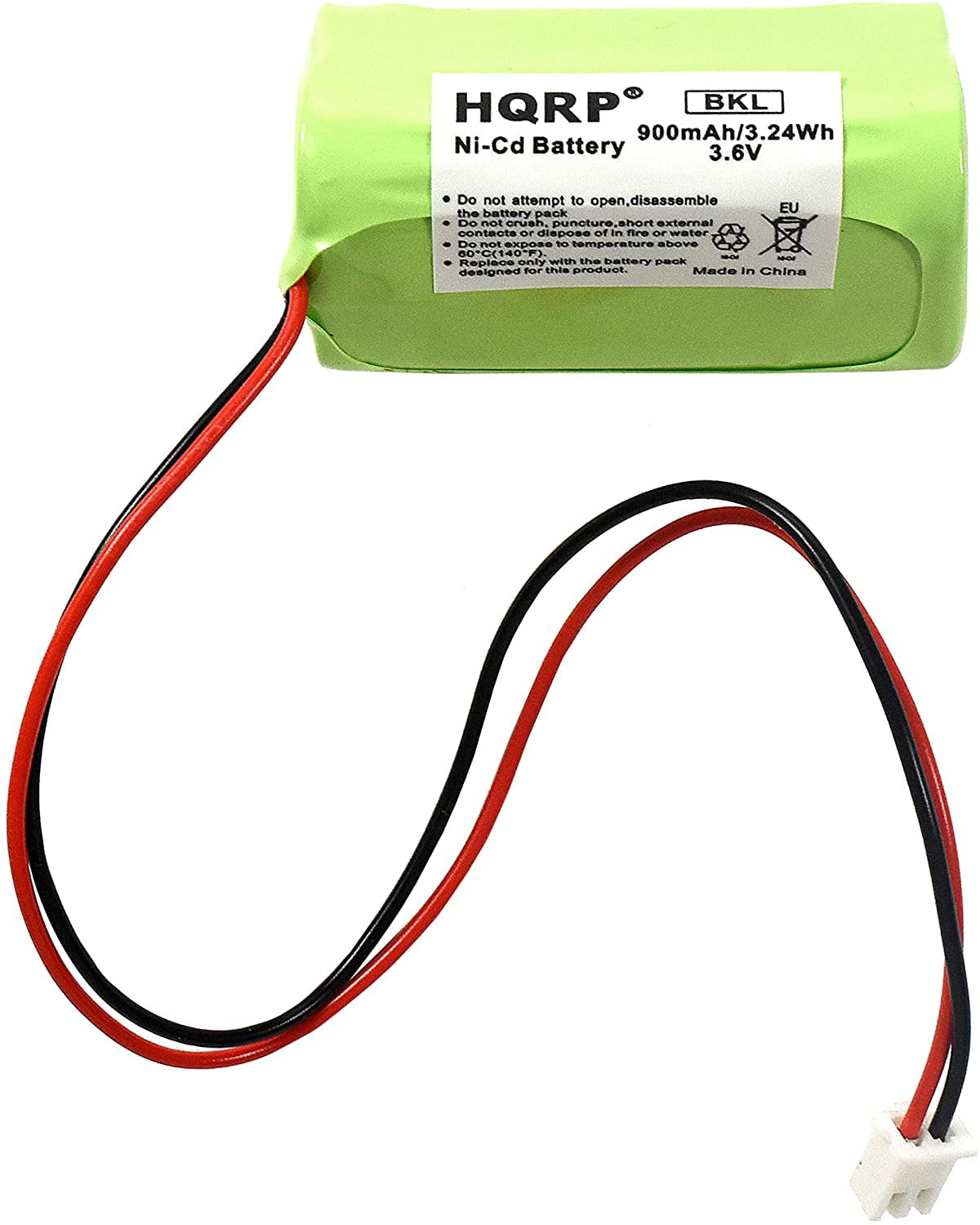 HQRP Emergency Exit Light Battery Compatible with Lithonia ELB-B001 EU2 LED Interstate ANIC1566 Unitech 0253799 Lowes 253799 Unitech 6200RP LEDR-1 OSA230 Replacement