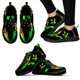 thumbnail image 1 of Zapatos planos con estampado 3D de hojas de marihuana y degradado de moda para mujer, zapatillas ligeras con cordones para caminar, calzado transpirable, 1 of 6