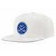 thumbnail image 1 of Gorra de golf Mizuno Crossed Clubs Snapback para mujer, color blanco, 1 of 5