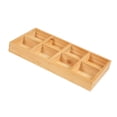 thumbnail image 3 of YWMJZEU Wooden Divided Storage Box Decorative Sorting Tray for Collectibles Trinkets, 3 of 9