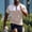 A_ Khaki, variant on YLSDY Casual Waffle Shirts for Men Slim Fit Zipper Golf Tshirt Breathable Short Sleeve Tee Summer Casual Zip Collared Work Tops Khaki XXXL