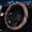 D, variant on 15 Inches Vehicle Steering Wheel Cover Ethnic Style Coarse Flax Cloth Universal Anti-Slip Sweat Absorbing Steering Wheel Cover for Most Cars