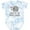 Tie Dye Blue, variant on Inktastic My Great Uncle Loves Me Boys or Girls Baby Bodysuit