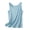 Sky Blue, variant on SwiftWear Coffee Women Summer Tank Tops Casual Wide Strap Banded Bottom Loose Camisole Sleeveless Pullover Shirts M-XXL
