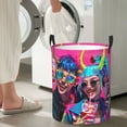 thumbnail image 4 of Laundry Basket, Hip Hop People No.112 Laundry Hamper Waterproof Laundry Bag Clothes Hamper Laundry Bin with Handles for Bedroom, Living Room, Kids Room, 4 of 6