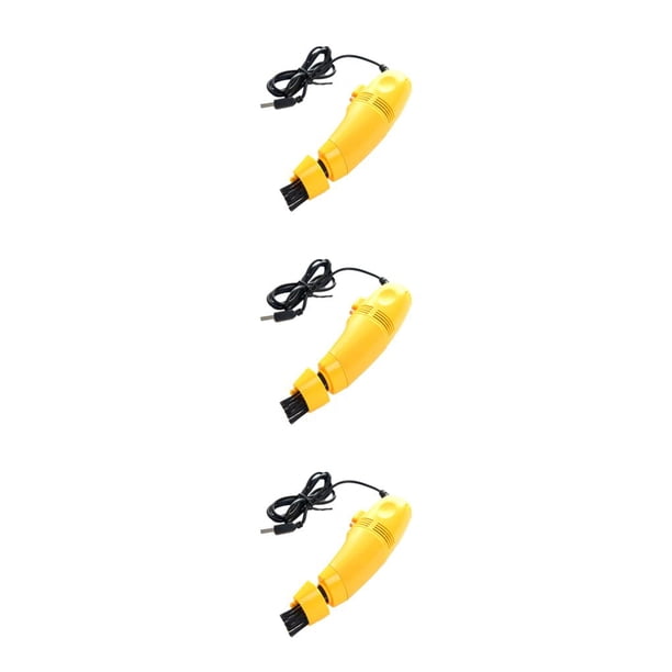 Advancent Limpiador de teclado con cable USB, 1 Uds., aspiradora para teclado de ordenador portátil, Kit de limpieza de ordenador, herramienta para Amarillo 3piezas Advancent CBP050120