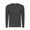 Charcoal, variant on Wrangler Men's Brushed Performance Base Layer Top, 1 Pack