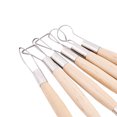 thumbnail image 4 of 6pcs/set Clay Sculpting Tools Metal Tools Art Wood Art Craft Modeling Tools Sculpture Modeling Accessories, 4 of 8