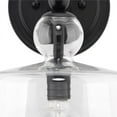 thumbnail image 7 of Eden Home 12" Transitional Metal Wall Sconce in Black and Clear, 7 of 7