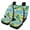 Tropical Flower Leaf Print, variant on Uourmeti Sea Turtle Beach Print Car Seat Covers Full Set Breathable Auto Interior Decor Protector Car Interior Decor Fashion Soft Fit for most Cars Sedans
