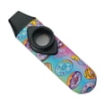 thumbnail image 4 of Mini Kazoo Color Kazoo fácil de tocar acompañamiento con cuello colgante encaje Kazoos instrumento Musical flauta Kazoo amantes de la música , donas, 4 of 8