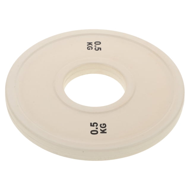 Minkissy Weight Plate 1Pcs Training Weight Plates For Advanced Users Home Workout Routine Ivory 5.7X5.7X0.4In