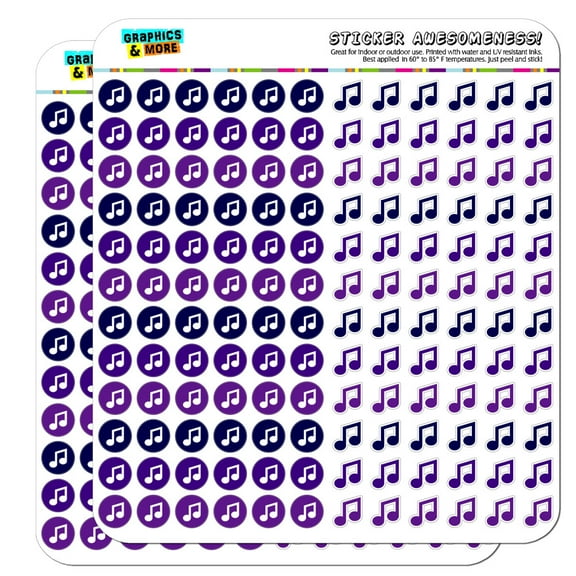 Check Mark Dots Planner Calendar Scrapbooking Crafting Stickers - Purple - Opaque